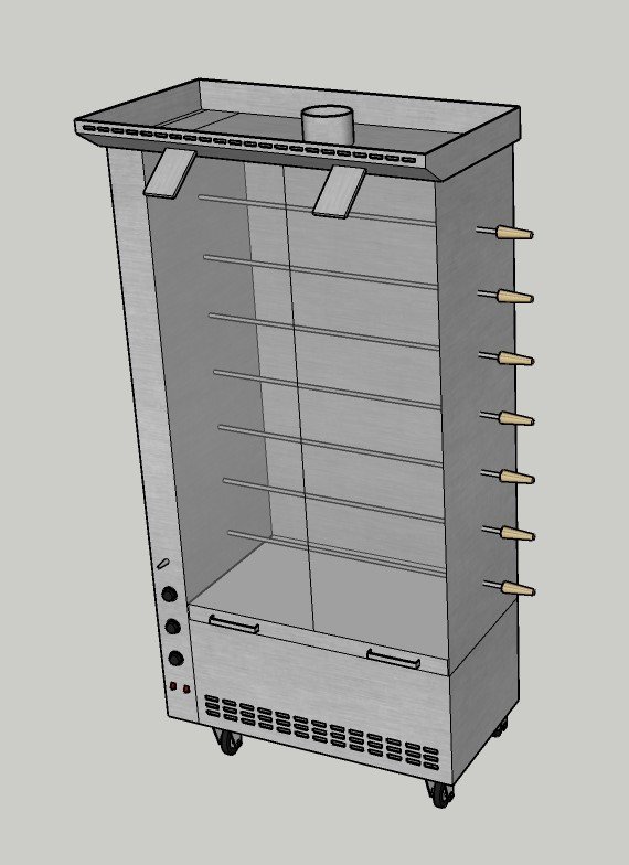 Gas Chicken Rotisserie